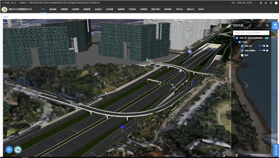 滨海大道基于BIM+GIS的智慧建设管理平台展示