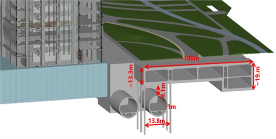 BIM模型-净空高 BIM模型-净空高
