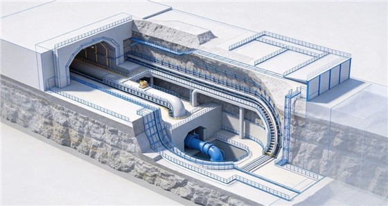 艾三维-石油洞库BIM建模1