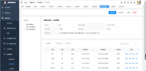 系统管理-机构管理