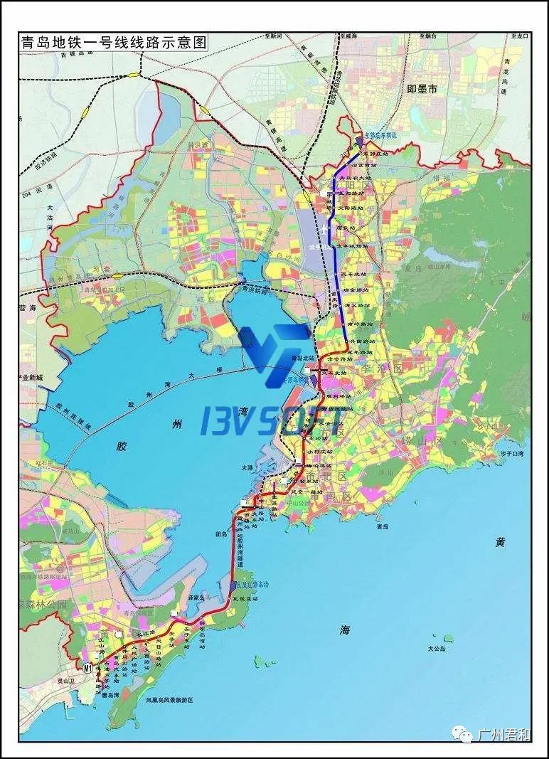 青岛市轨道交通规划中的一条地铁线路,该线是主城区连接黄岛区和城阳