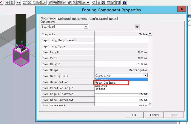 Smart3D结构建模，Footing尺寸调整操作