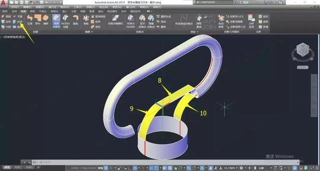 cad把手怎么曲面建模