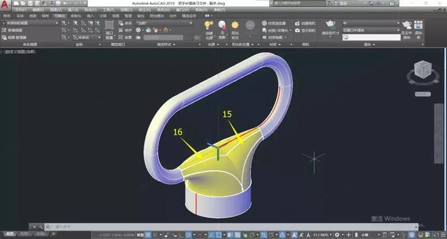 cad把手怎么曲面建模