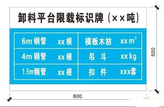 悬挑式卸料平台标准化构造