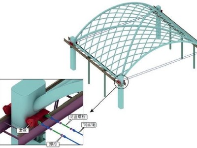 BIM技术在广州高铁客运站钢结构雨棚上的应用