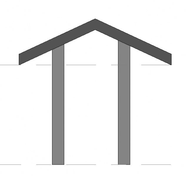 Revit中柱子不能正确附着到屋面的解决方法,Revit,BIM软件