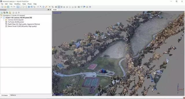无人机航拍照片数据的处理和3D建模