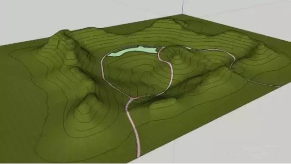 「BIM软件」景观设计怎么运用SU地形建模？