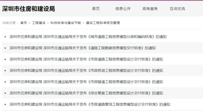 4月1日实施！深圳市住建局、交通运输局发布七本BIM地方标准