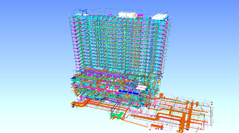 医院项目BIM案例模型