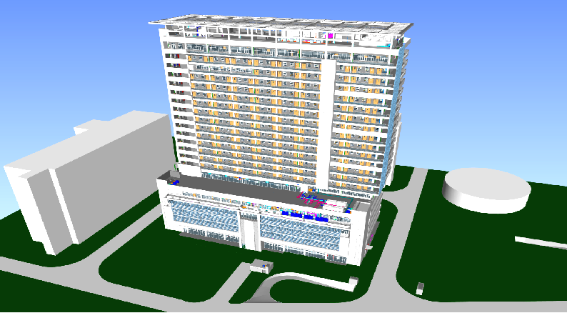 医院项目BIM案例模型