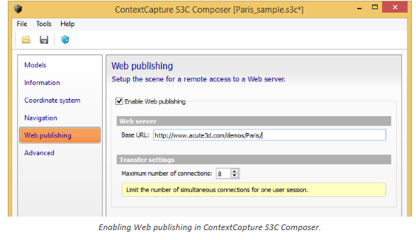 ContextCapture-发布至S3C Online