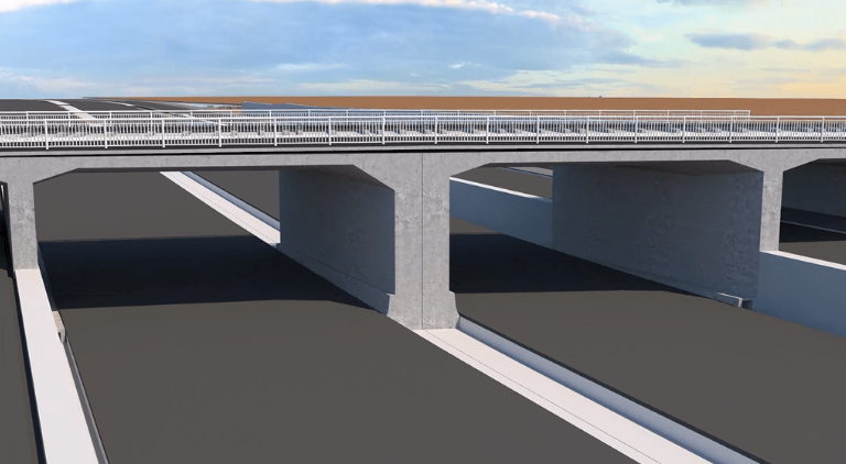 工艺动画 | 下穿地铁框架桥工艺模拟动画