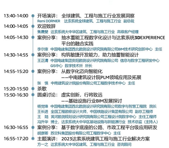 4大会场精彩议程-分会场-建筑工程 4大会场精彩议程-分会场-建筑工程