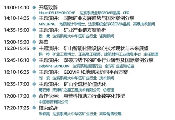 4大会场精彩议程-分会场-智慧矿业会场 4大会场精彩议程-分会场-智慧矿业会场