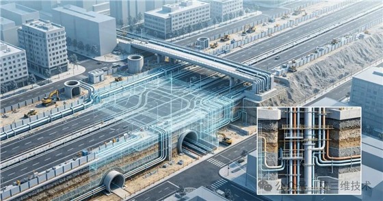 艾三维-BIM+GIS在市政工程中的五大应用场景1