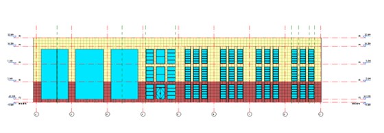 砌体排砖-未显示砌体施工状态 砌体排砖-未显示砌体施工状态