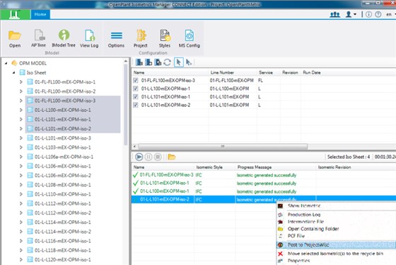 OpenPlant Isometrics Manager集成用户和项目 OpenPlant Isometrics Manager集成用户和项目