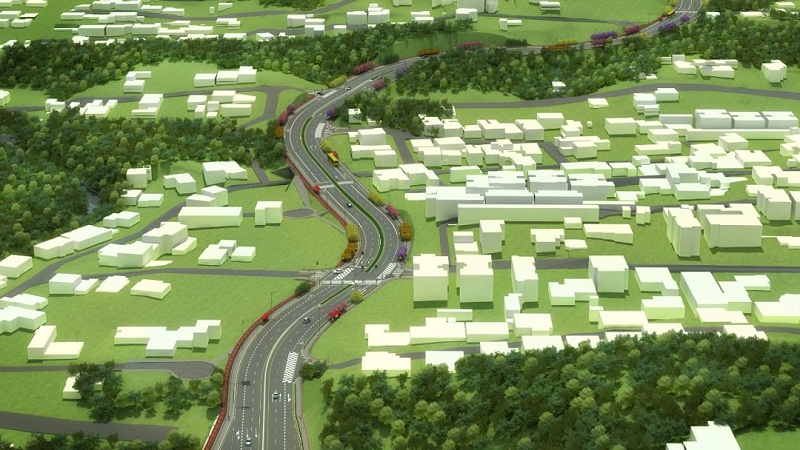 城市道路bim模型设计