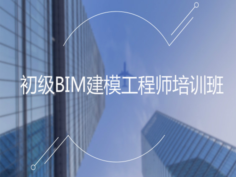 初级BIM建模工程师培训班