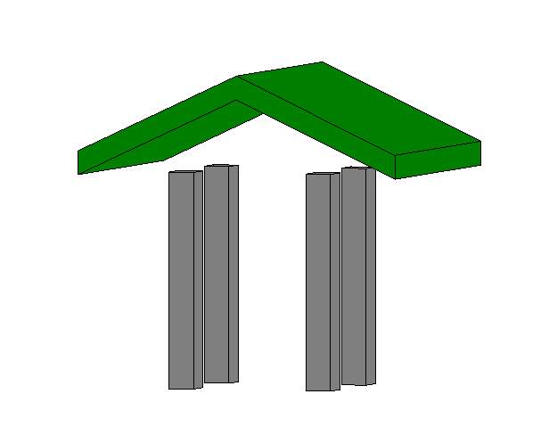 Revit中柱子不能正确附着到屋面的解决方法,Revit,BIM软件