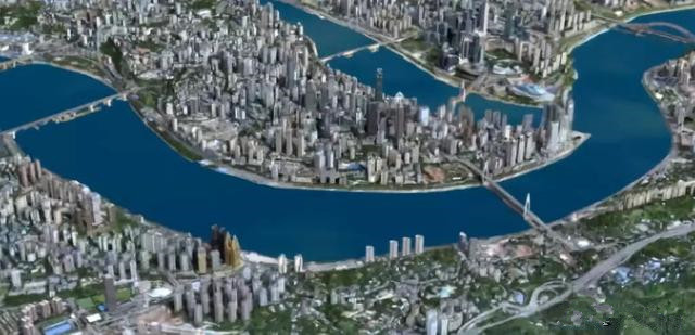 城市三维实景地图模型，真正BIM全城模型