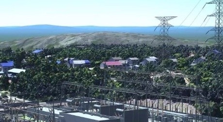 汩罗西 220 kV变电站项目三维技术应用