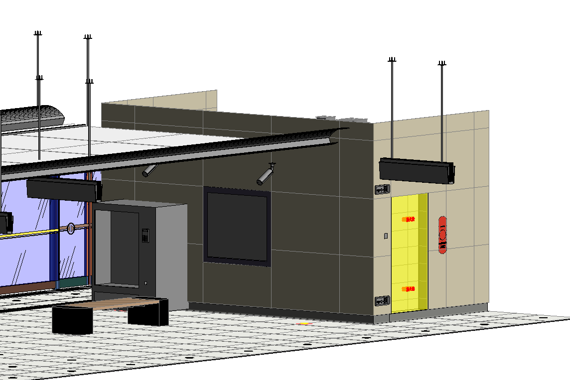 地铁车站建模模型2