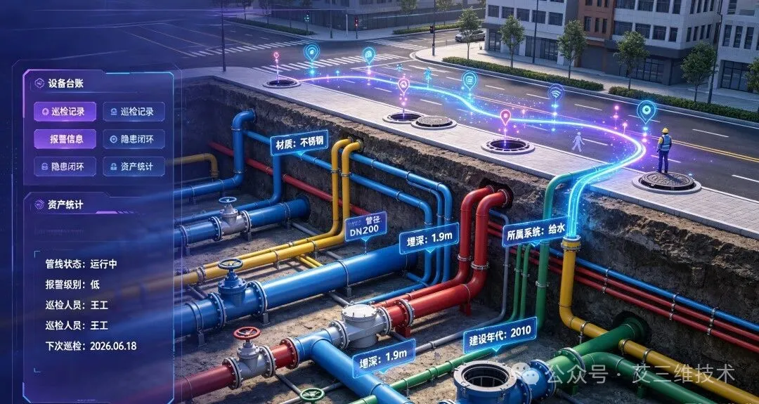 艾三维-BIM+GIS在市政工程中的五大应用场景6 艾三维-BIM+GIS在市政工程中的五大应用场景6