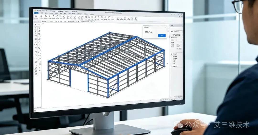 艾三维-Tekla+SYNCHRO联动：钢结构厂房4D施工模拟落地全流程2