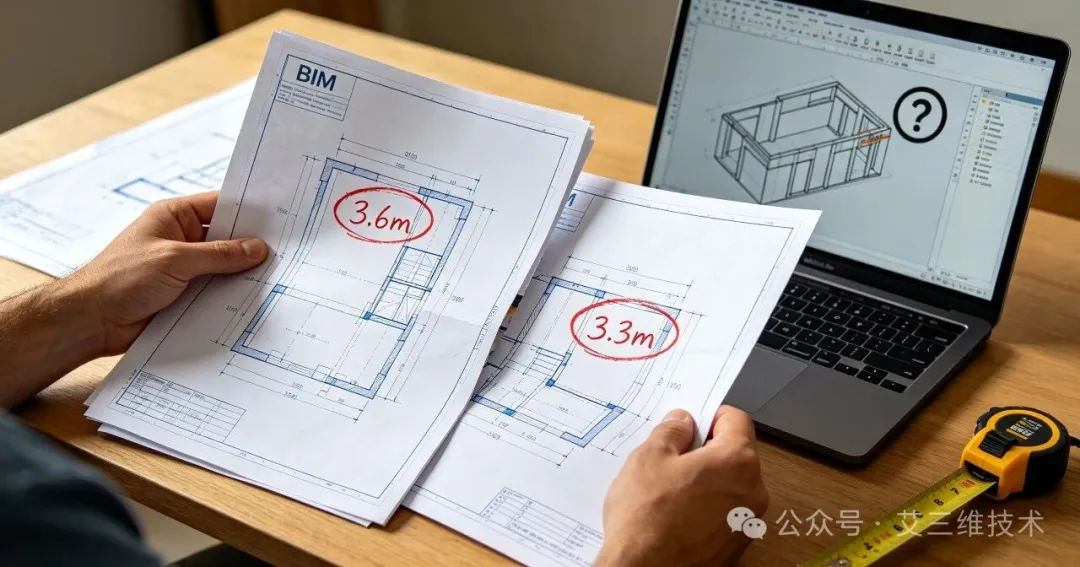 艾三维-老旧图纸翻BIM模型,这3个问题比建模更头疼3 艾三维-老旧图纸翻BIM模型,这3个问题比建模更头疼3