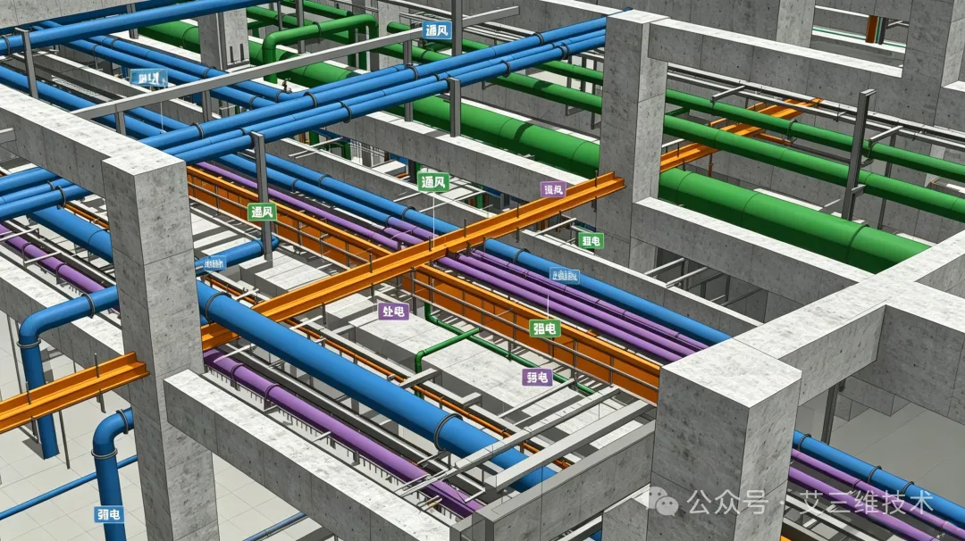 艾三维-轨道交通BIM应用：一条地铁线路修建涉及多少专业？3