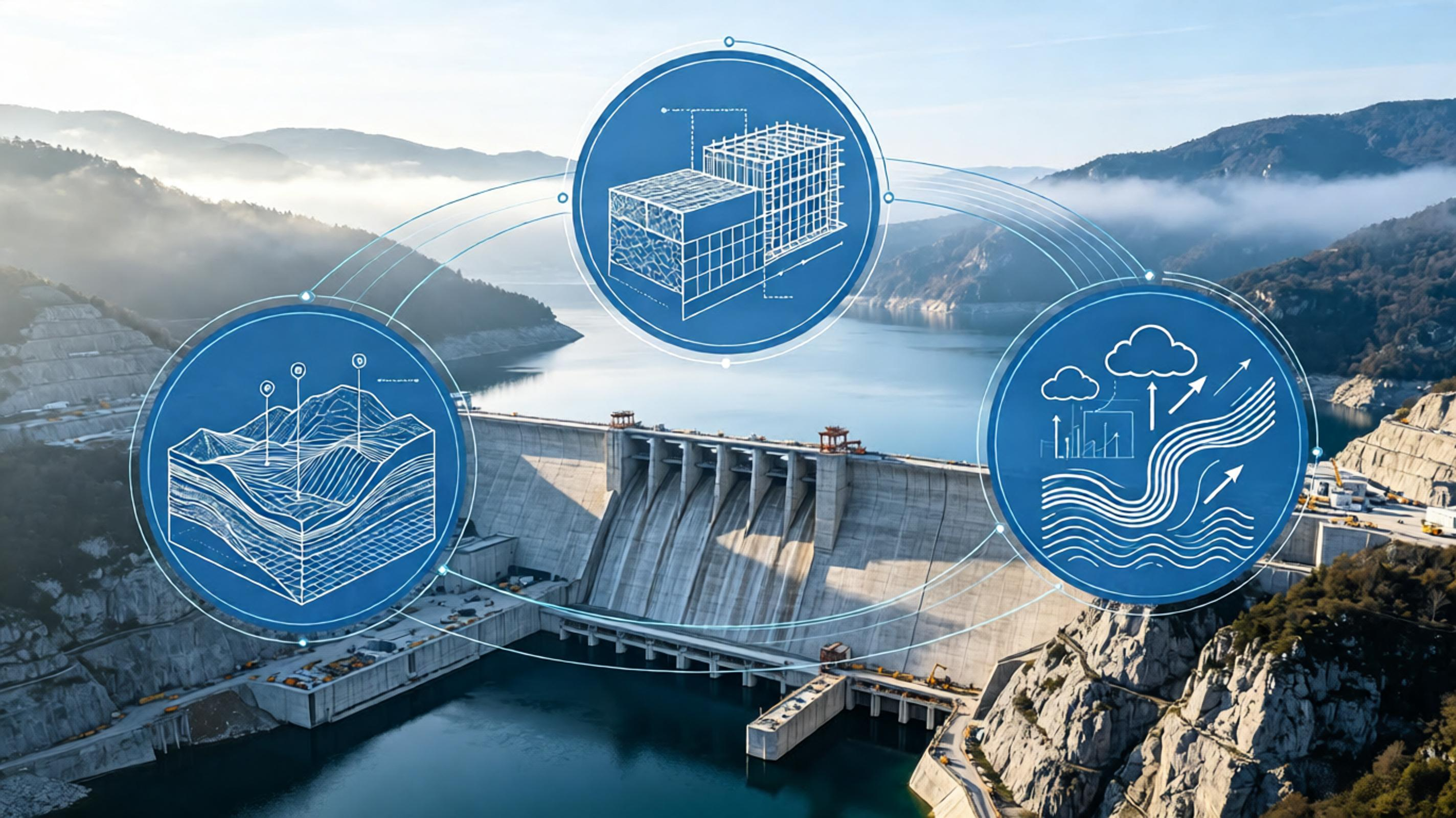 艾三维-当BIM遇上CAE：万家寨水利枢纽如何打通水坝建模的数据断层？5