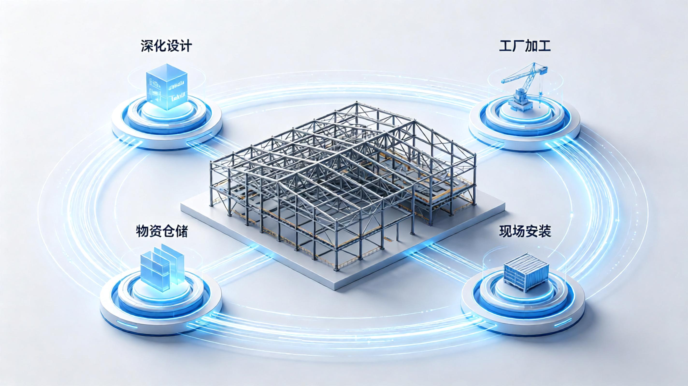 艾三维-钢结构Tekla模型如何无缝对接施工进度、物资管理,实现4D模拟联动2 艾三维-钢结构Tekla模型如何无缝对接施工进度、物资管理,实现4D模拟联动2