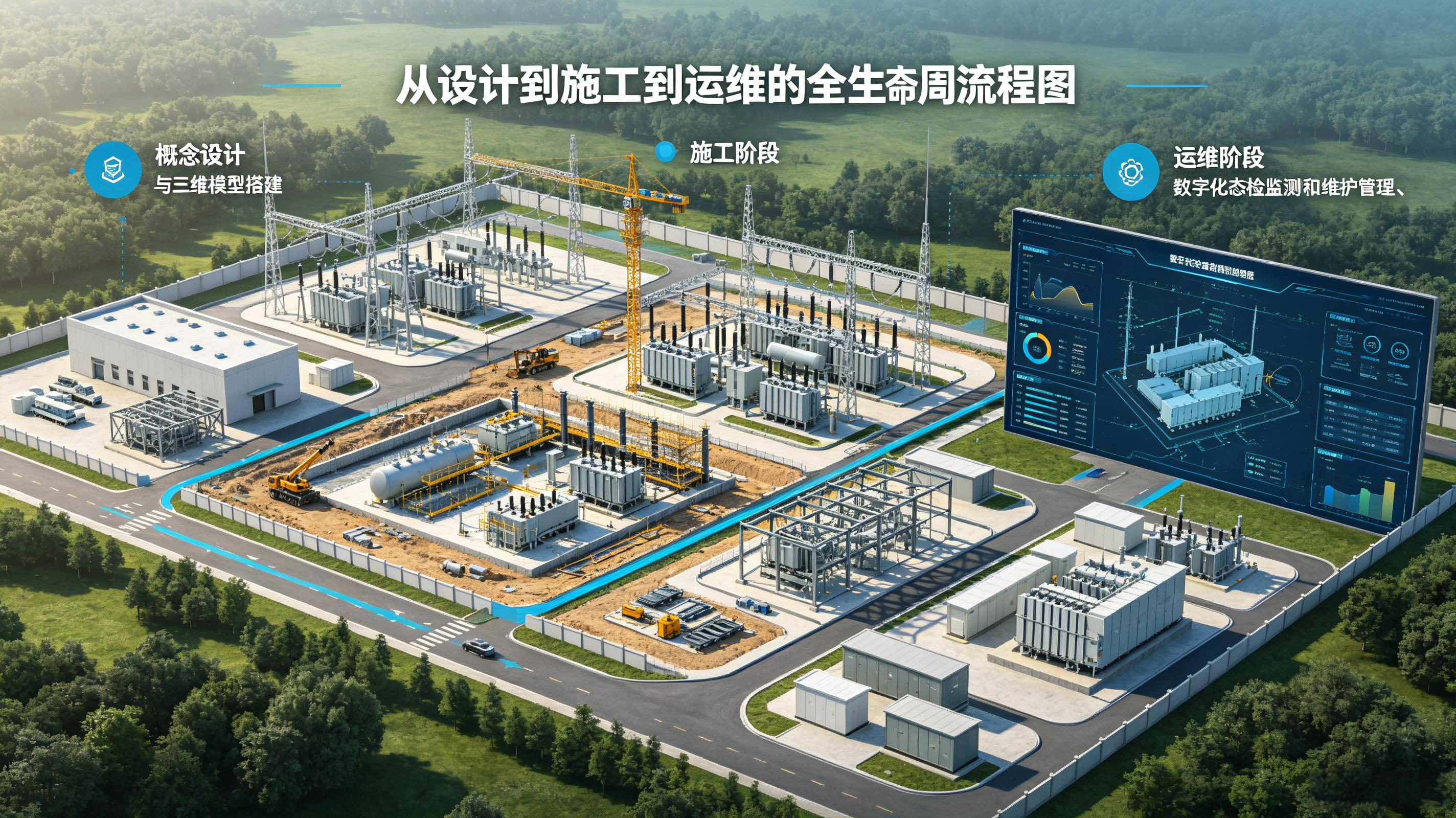 艾三维-从500kV到220kV:Bentley变电站BIM三维建模的落地实践与价值 8 艾三维-从500kV到220kV:Bentley变电站BIM三维建模的落地实践与价值 8