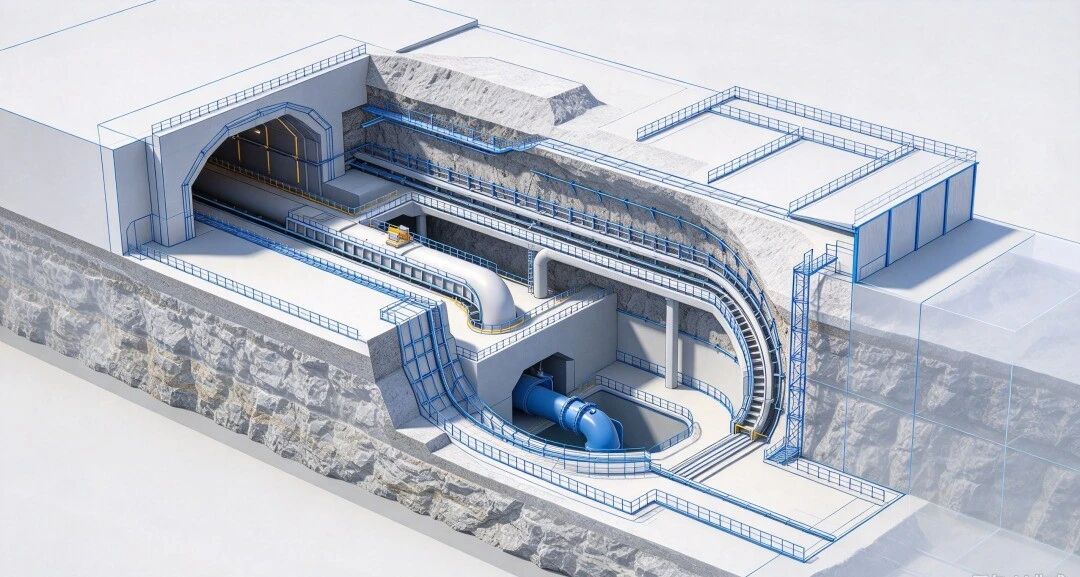 艾三维-石油洞库BIM建模1 艾三维-石油洞库BIM建模1