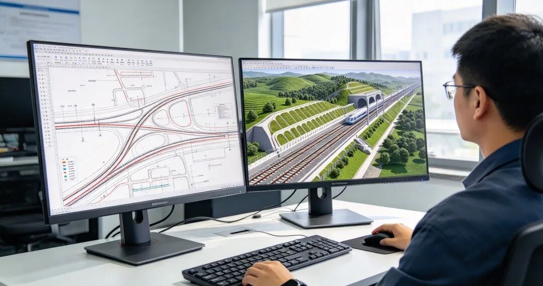 艾三维-Bentley Rail Track SELECTseries 4功能解析:动态建模技术在铁路设计中的应用1 艾三维-Bentley Rail Track SELECTseries 4功能解析:动态建模技术在铁路设计中的应用1