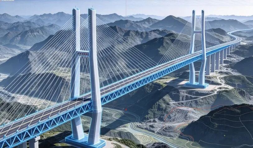 艾三维-世界第三高桥即将通车,山区桥梁设计正在经历一场“建模革命”3 艾三维-世界第三高桥即将通车,山区桥梁设计正在经历一场“建模革命”3