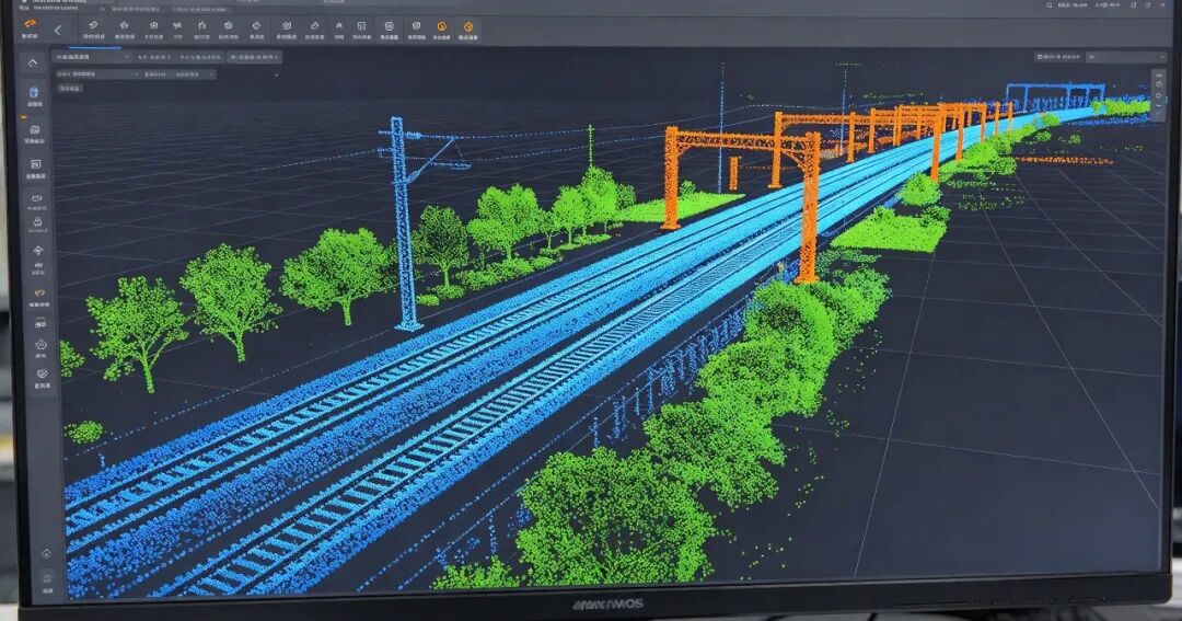 艾三维-无人机扫描铁路基础设施自动转BIM3 艾三维-无人机扫描铁路基础设施自动转BIM3