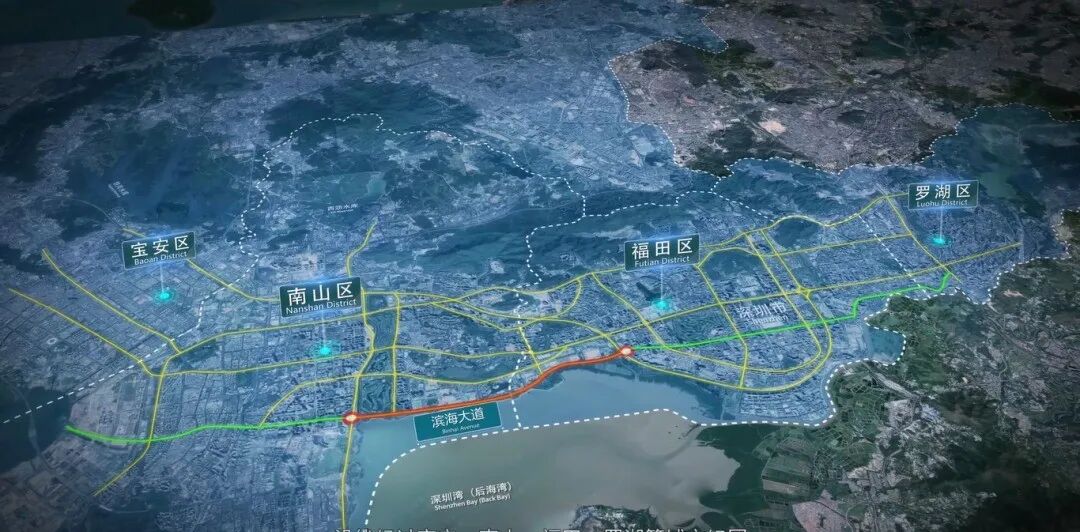 艾三维-Bentley Microstation 深圳滨海大道