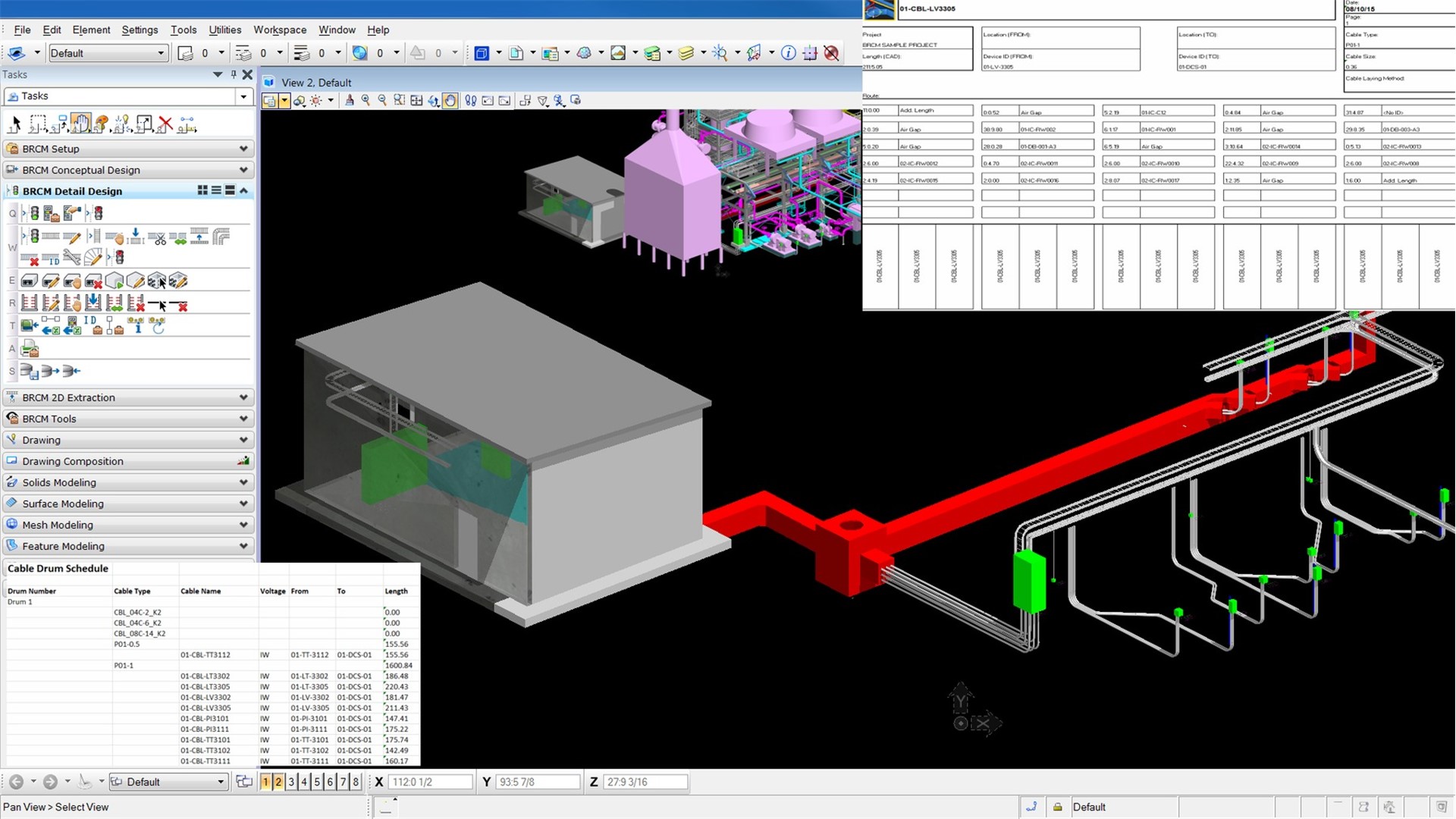 Create cable system models