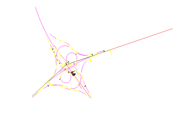测量系统积木法线路平面显示样式2