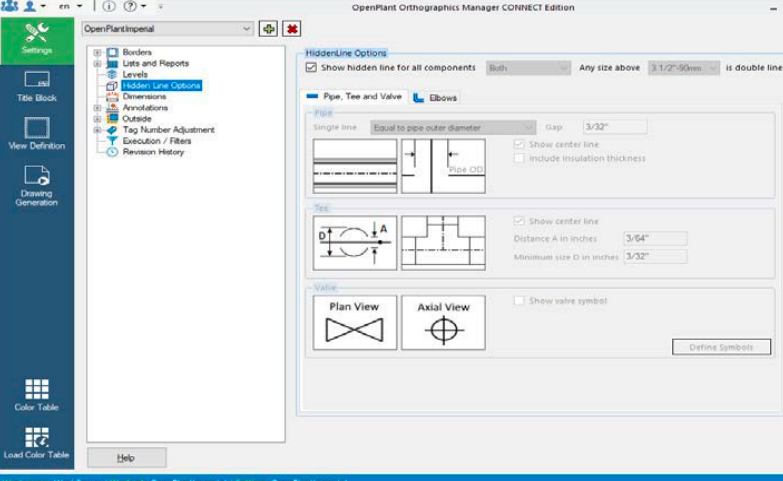 OpenPlant Othrographics Manager简化的界面更好管理标注选项