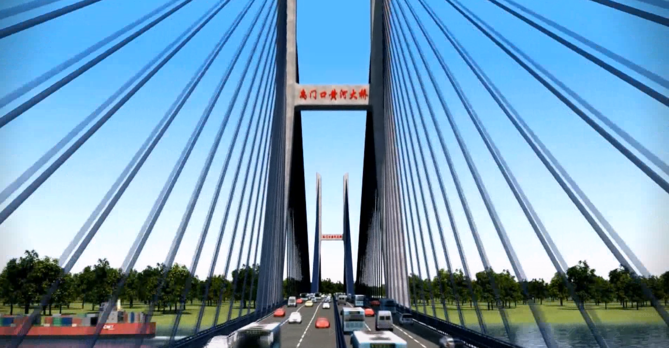 设计汇报动画 | 黄河大桥主桥钢梁安装施工案例