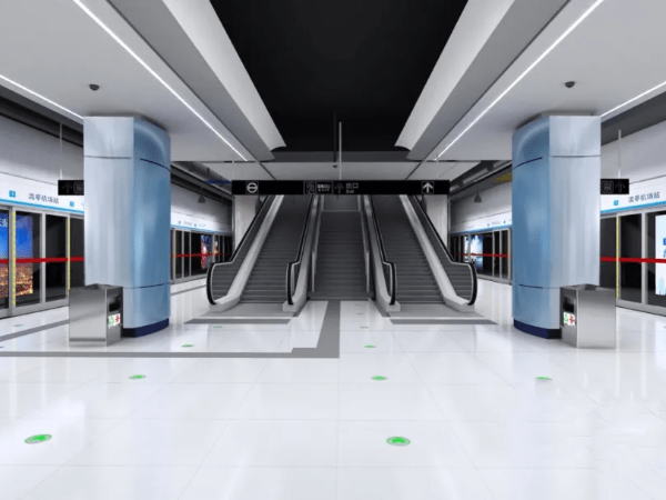 青岛地铁一号线车站空间一体化BIM设计