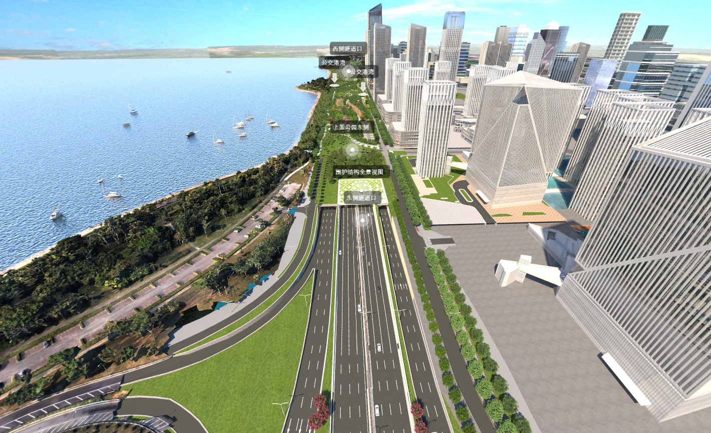 滨海大道-基于BIM+GIS多源数据融合技术应用